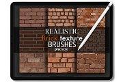 Procreate brush - Brick textures