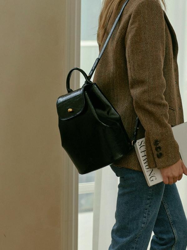 [2/22 순차출고] Manon bag_Glossy black