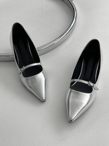 옵스 스틸레토 플랫슈즈