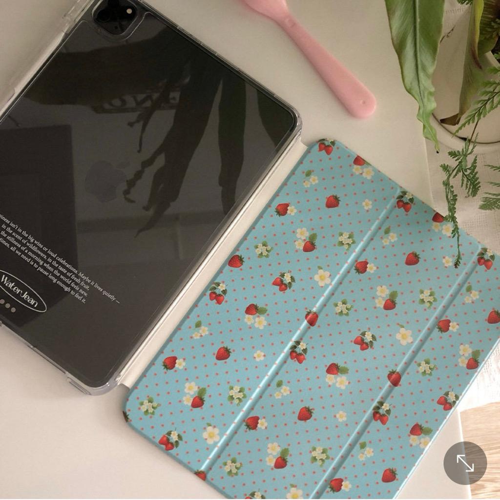 워터진 / fruits dot 아이패드 케이스 (strawberry)