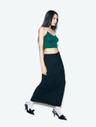 CALIE RIBBON BUSTIER GREEN
