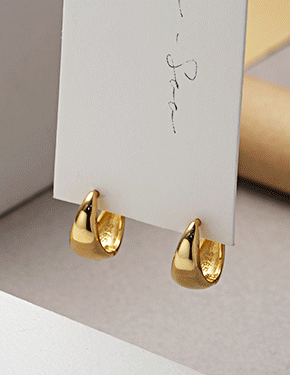 [925실버] 룩엣미 귀걸이 (20ES011) [2color]