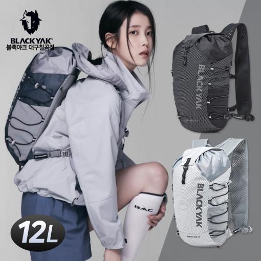 블랙야크 소형 등산가방 343베스트팩 노바12 아이유 메쉬숄더 조끼형 경량 트레킹 배낭