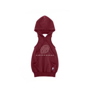 Halter Hoodie - Oxblood – shop.telfar