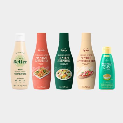 잇츠베러 비건 마요 3종(오리지널 치폴레 갈릭) 식물성 다이어트 저당 저칼로리 마요네즈