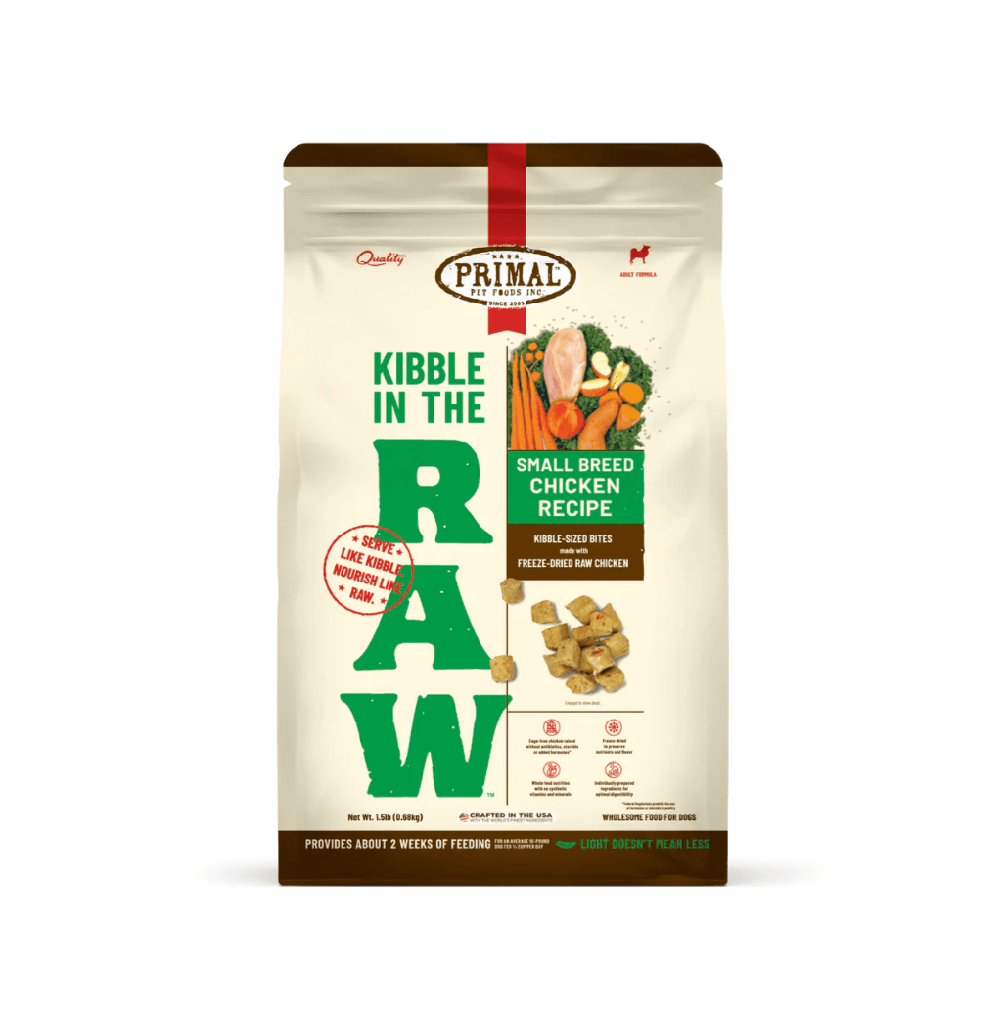 프라이멀 케이나인 동결건조사료 키블인더로우 닭고기 스몰브리드, 1.8kg, 1개