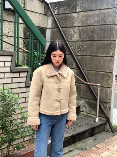 언더슨 더플 무스탕 (2col) - 여자 떡볶이 코트 겨울 울 숏 퍼 자켓 점퍼