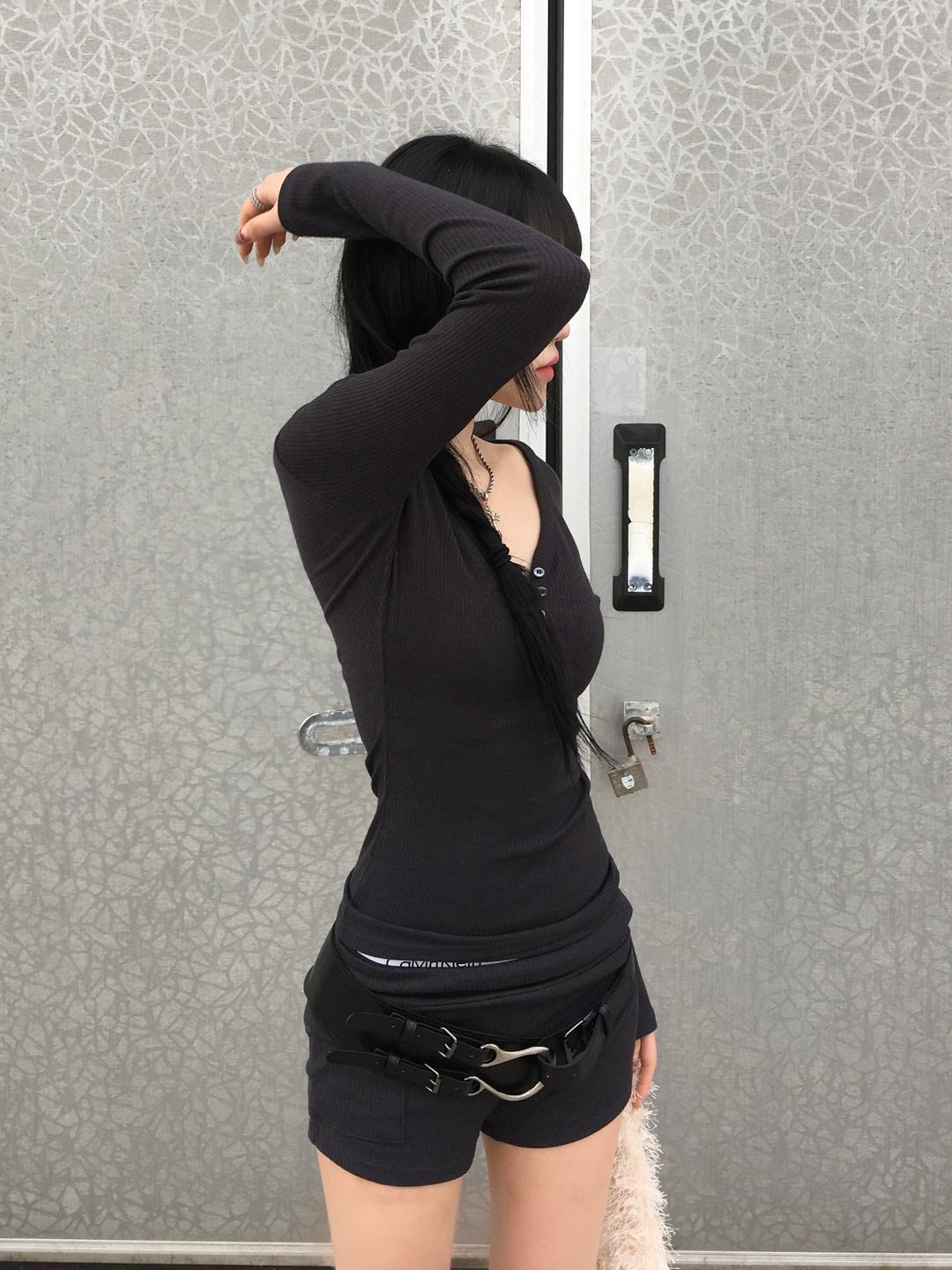 bagle V-neck T (3color)