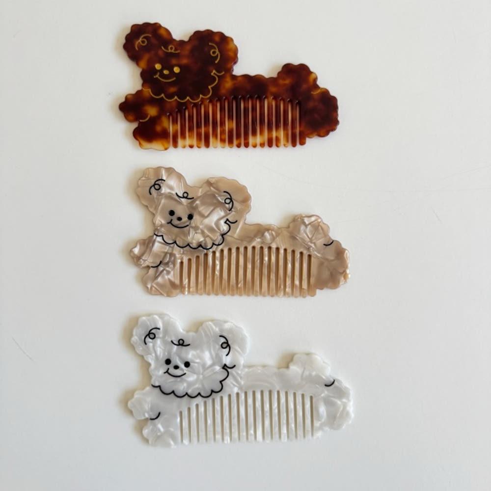 리프레더 비숑 헤어빗 (아이보리)