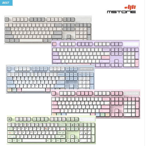 엠스톤 그루브스톤 GV10 수제윤활 크레용 GA (저소음밀키축 38g) 104키