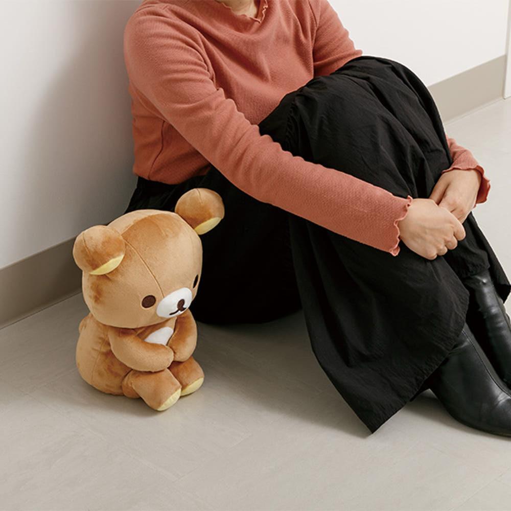 리락쿠마 비온뒤맑음 곁에있어 쭈구리 앉아있는 리락쿠마