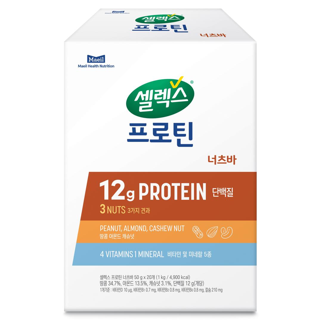 셀렉스 프로틴 너츠바, 1kg, 1개 - 초코바/스니커즈 | 쿠팡