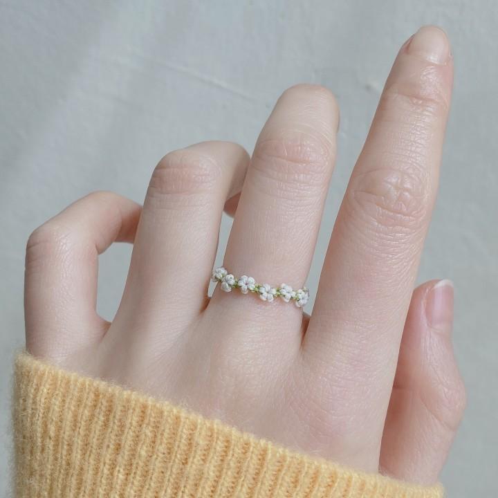 그린에어리 1탄 매듭반지 꽃반지 우정반지