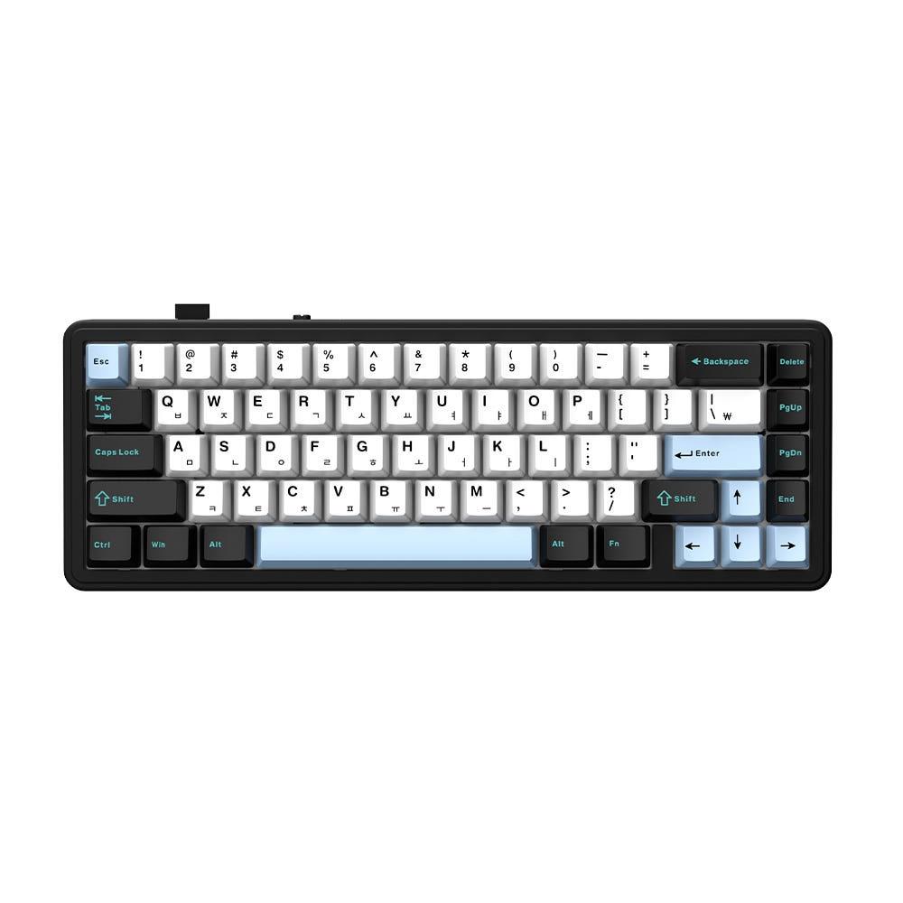 AULA F65 유무선 독거미 한글 기계식 키보드 KTT 저소음바다축