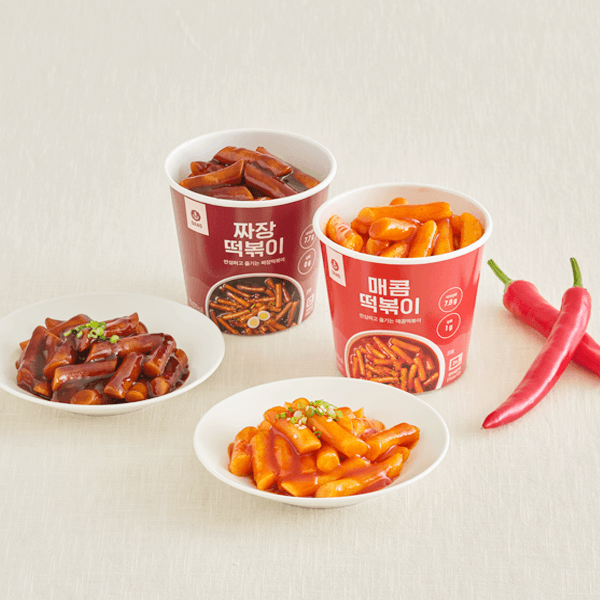 다노 떡볶이 2종 (매콤/짜장)