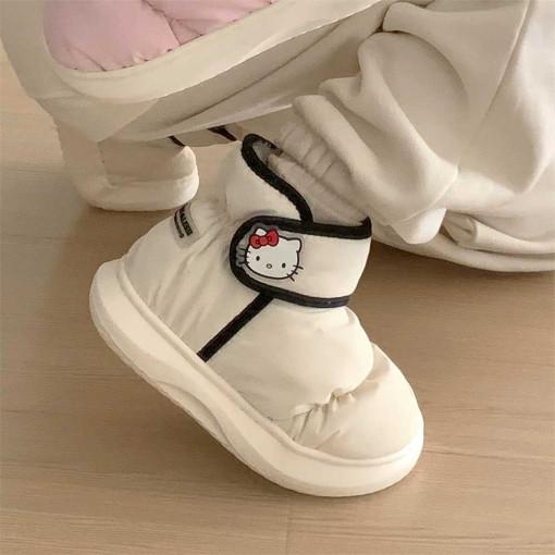 따뜻한 겨울 부츠 패딩 키티 양털부츠