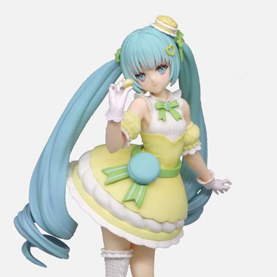 [2024년 4월 발매/5~6월 입고예정]후류 exc∞d creative figure 보컬로이드 하츠네 미쿠 sweet sweets 피규어 마카롱 시트론 컬러 ver 일본 내수용