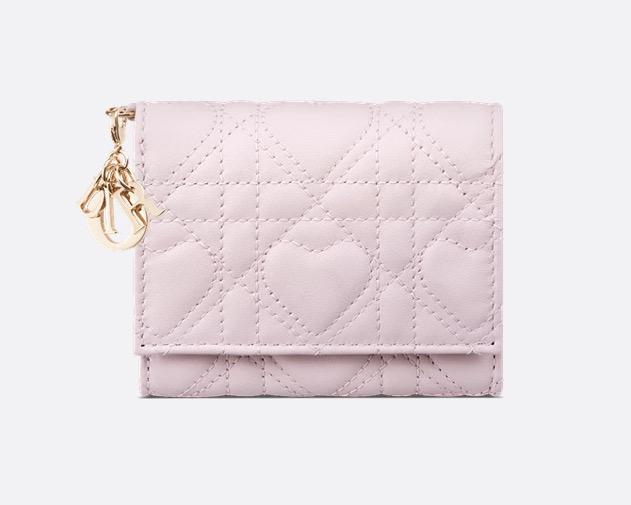 Lady Dior Dioramour Lotus 지갑