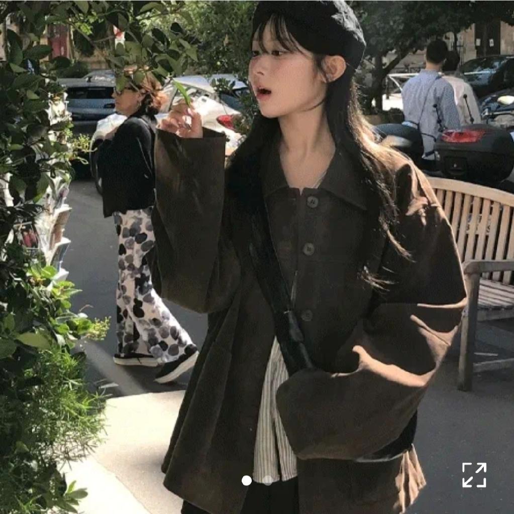 [얼리어텀]세렌느 스웨이드 자켓 (2color)