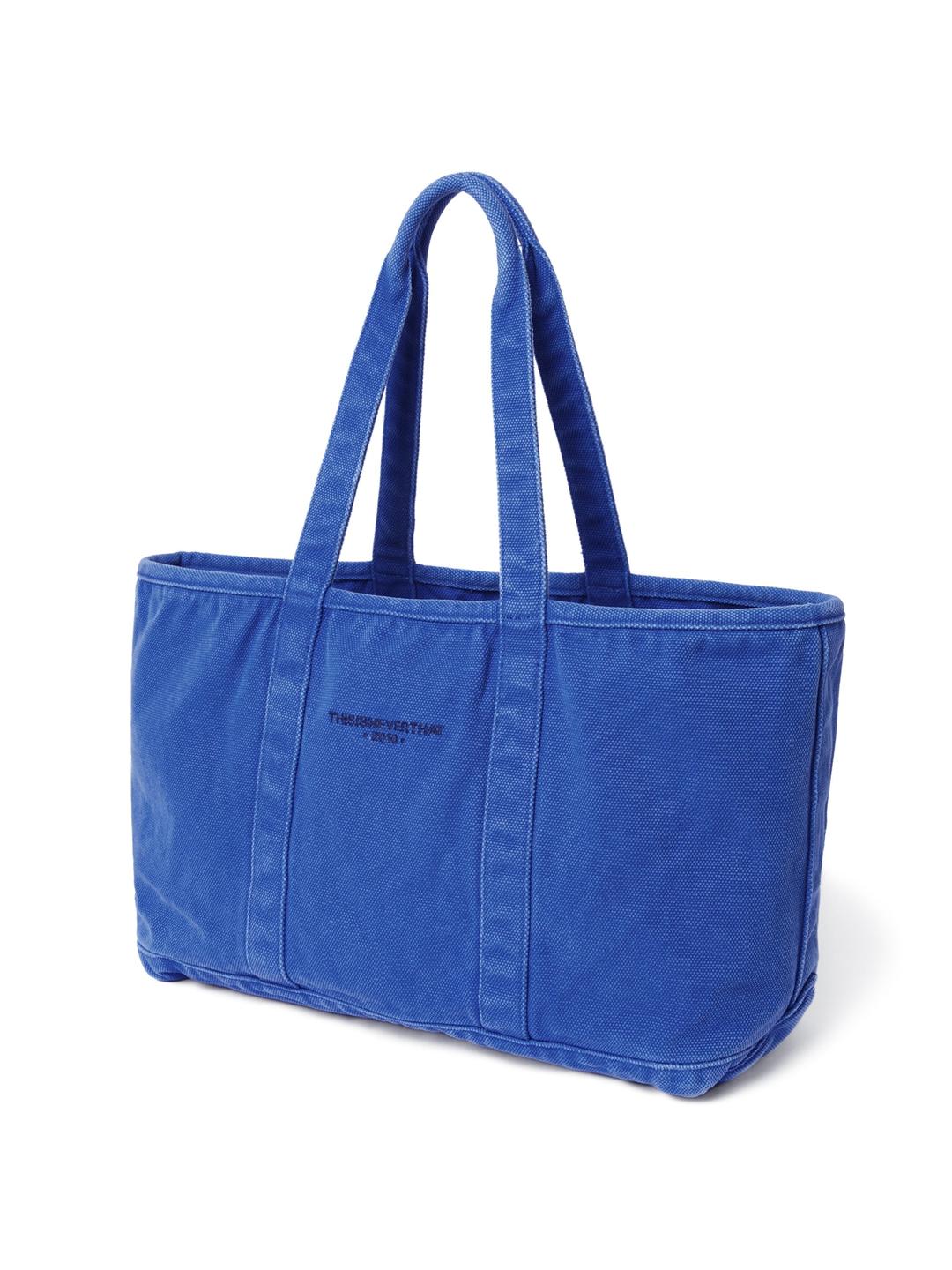 Washed Canvas Tote Bag Royal