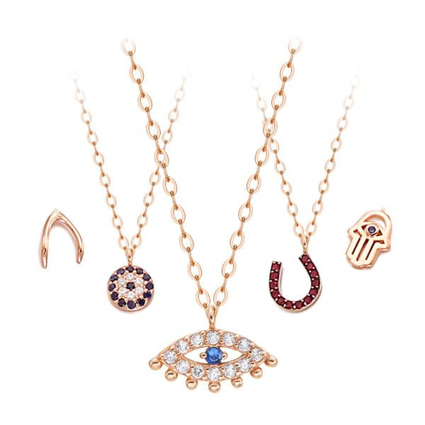 14k/18k 행운 일체형목걸이 5종 모음