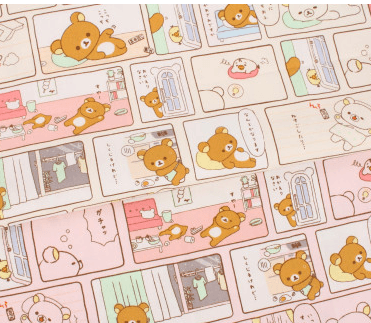 [캐릭터원단] 리락쿠마 원단/ 일본 수입 정품 / 옥스포드