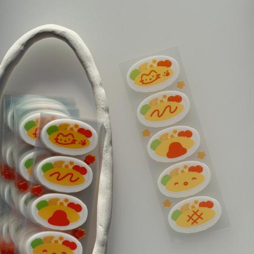 [후카후카스튜디오] 오므라이스씰