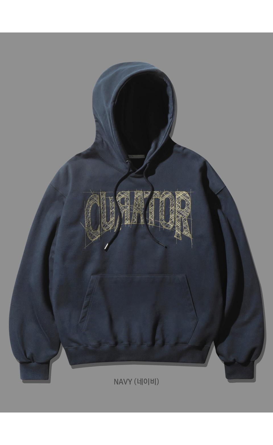 [에즈카톤] 큐레이터 헤비코튼 후드 4종 KMHD6820