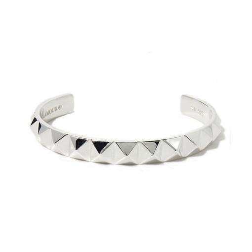 히스테릭글래머 여성 스터드 실루엣 팔찌 실버 207982 일본