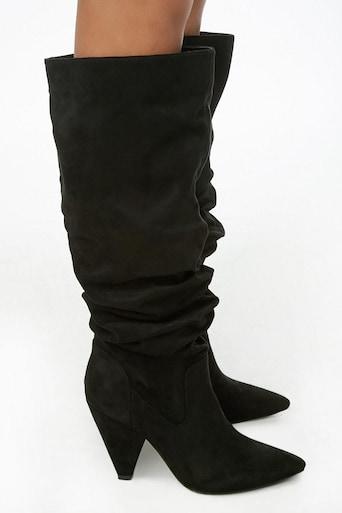 Slouchy Knee-High Boots