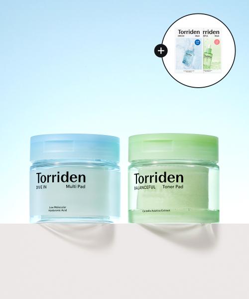 다이브인 히알루론산 멀티 패드 80매&밸런스풀 토너 패드 60매 (+다이브인 마스크 1매+시카마스크 1매)
