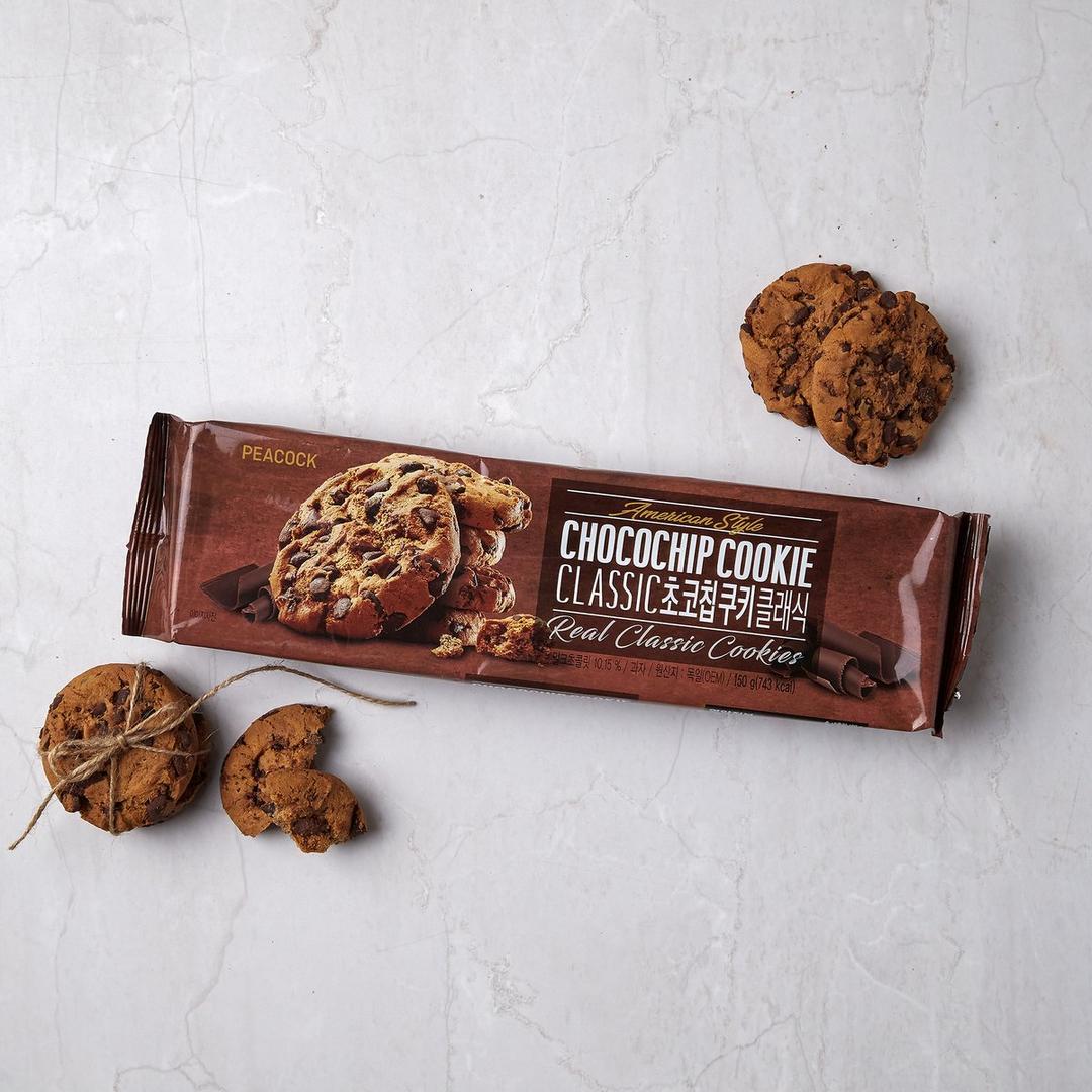 (G)피코크 초코칩쿠키 클래식 150g