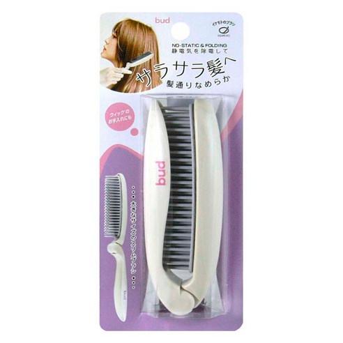 Ikemoto Brush 버드 정전기 방지 & 폴딩 헤어 브러시 BD900, 화이트, 1개 - 빗/브러쉬 | 쿠팡