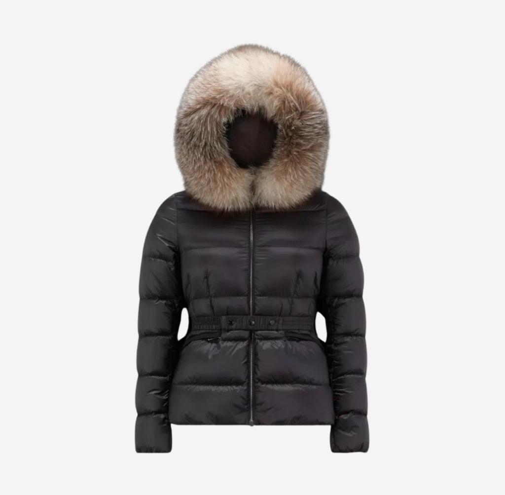 (W) Moncler Boed Short Down Jacket Black - 23FW