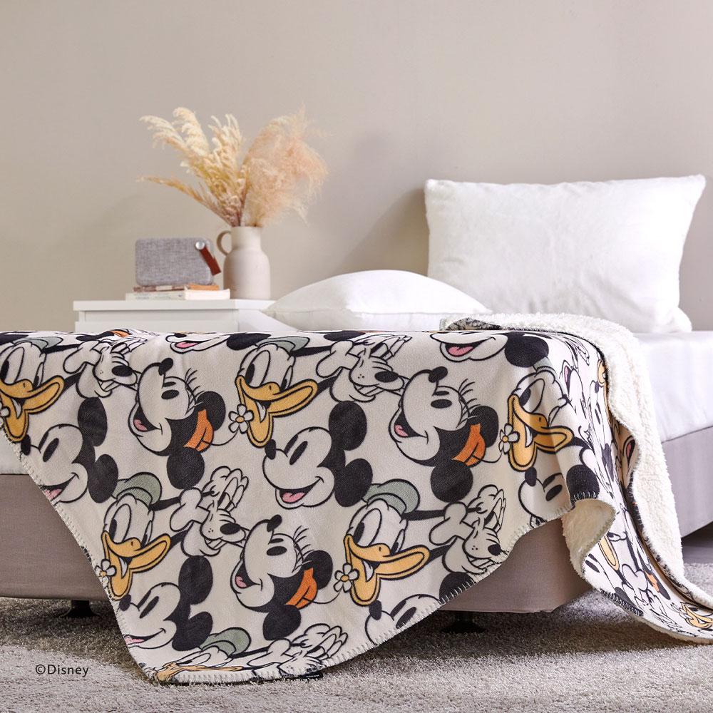[디즈니] 미키프렌즈 양털 양면블랑켓 100x150