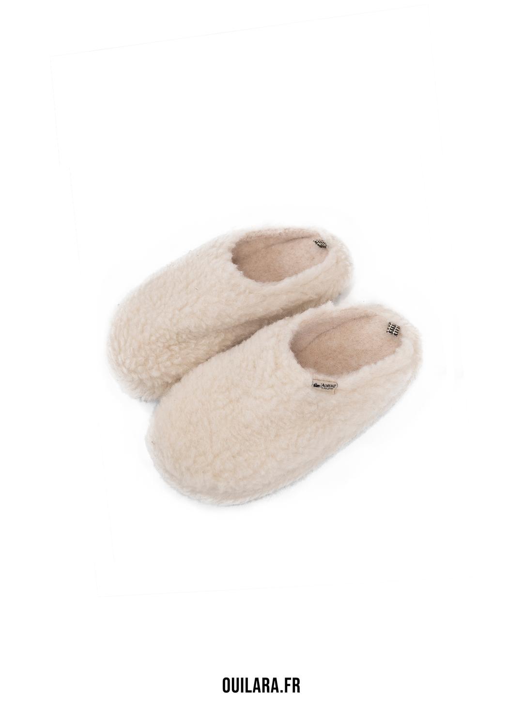 ALWERO - Slipper NOMO Wool - Natural