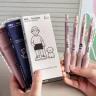 4개, 귀여운 리트랙터블 젤 펜 4개, 0.5mm 미세 팁, 빠른 건조 블랙 잉크, 부드러운 필기감, 소프트 그립 - 다이어리 및 사무용으로 완벽, 할로윈 및 크리스마스 선물로 이상적