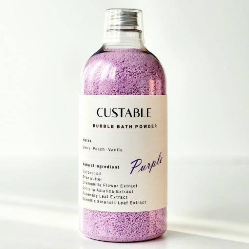 올데이커스터블 1000ml 거품 입욕제 초대용량 파우더형 배쓰밤 퍼플