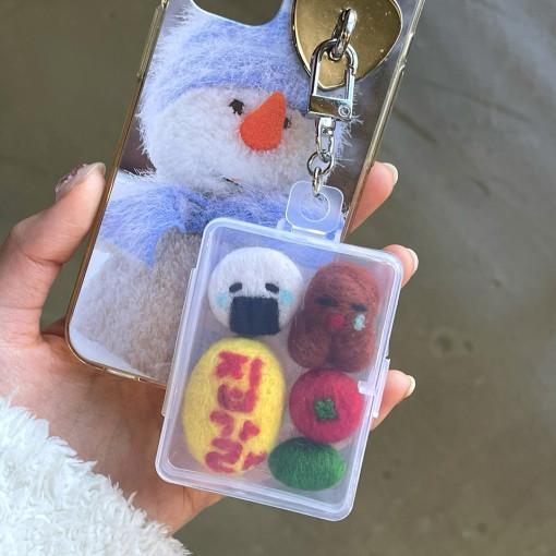 모남희 Monamhee Love Flexy Keyring Blue - 위시버킷