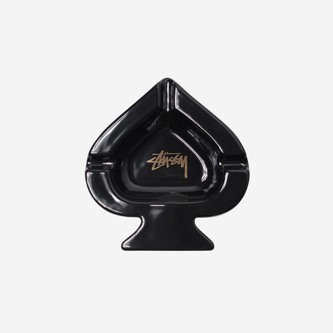Stussy Ceramic Spade Ashtray Black