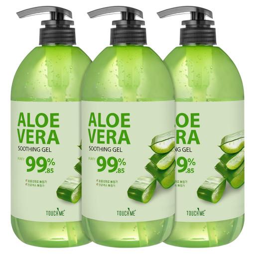 알로에 수딩젤 대용량 1000ml 3개 펌프 수분크림 알로에베라 젤 겔 바디 로션 보습제