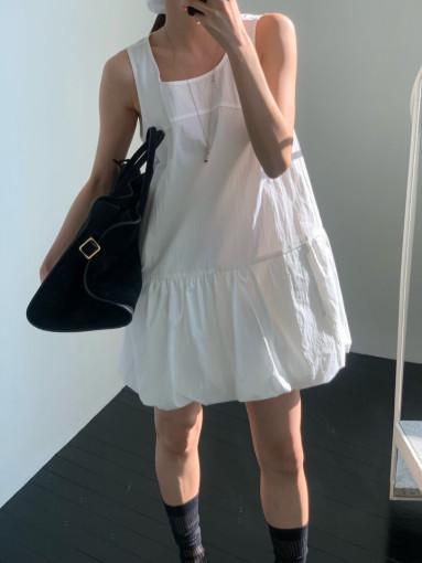 meetme 미트미 피넛 벌룬 미니 원피스