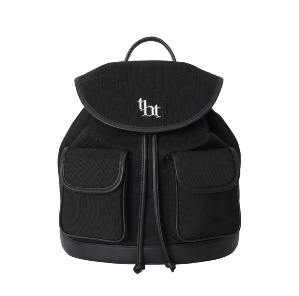 쓰리타임즈 아콘 포켓 백팩 블랙