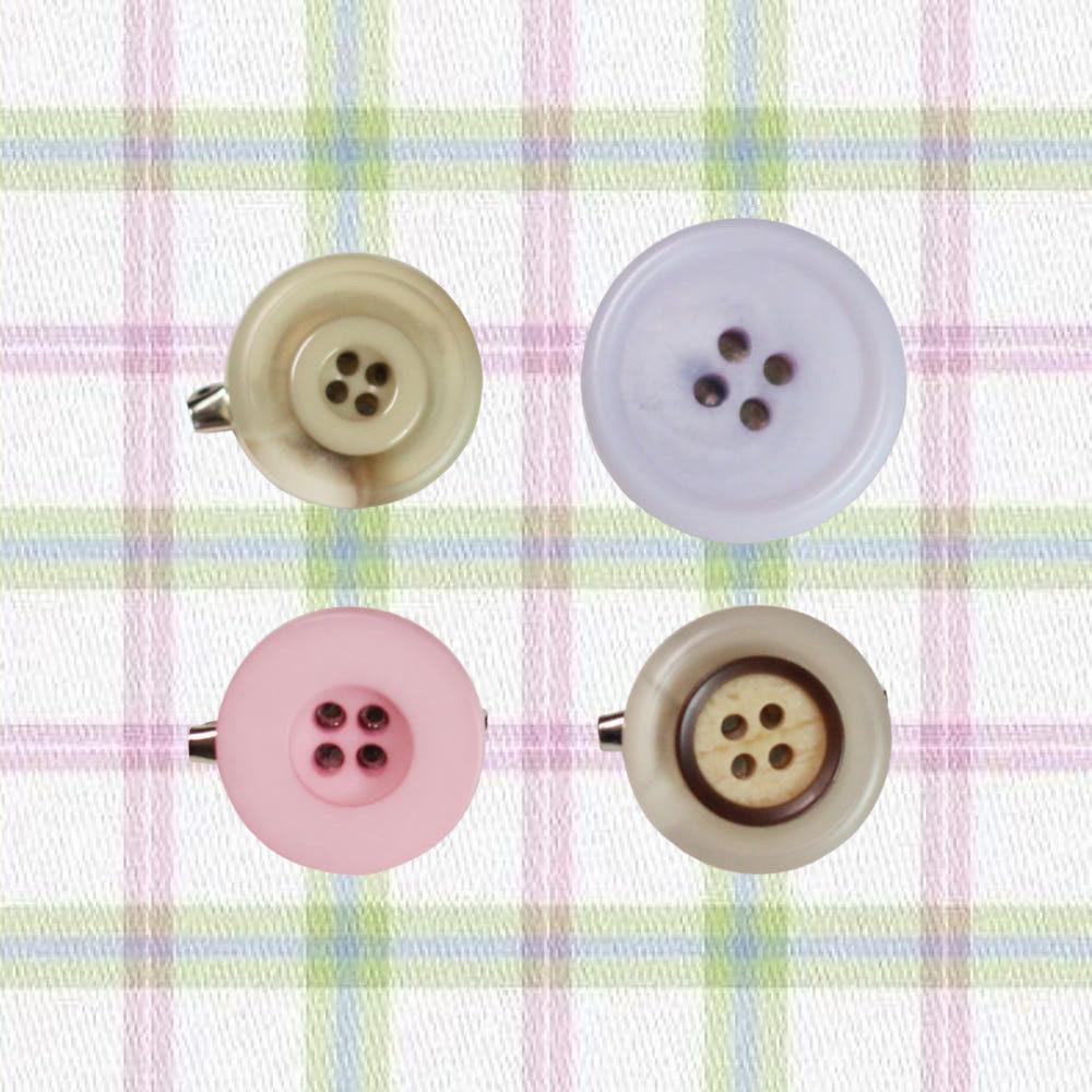 [button brooch] 바보단 브로치 - 바다를 보고 싶은 단추 브로치