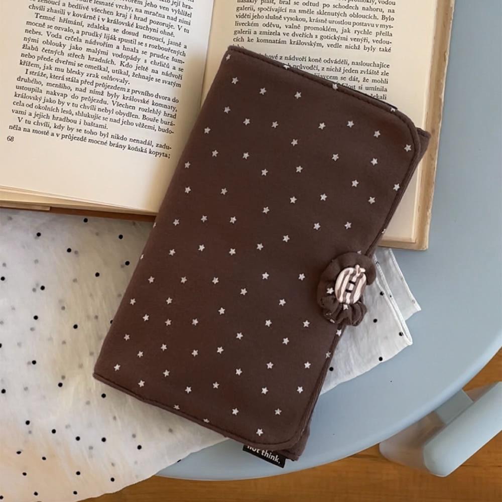 베베 스타브라운 롤 단추 파우치