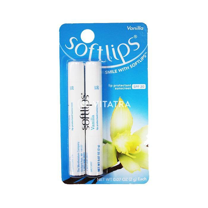 화제의 재벌 립밤, 소프트립스 SPF 20 립밤, 바닐라(2개, 4g)