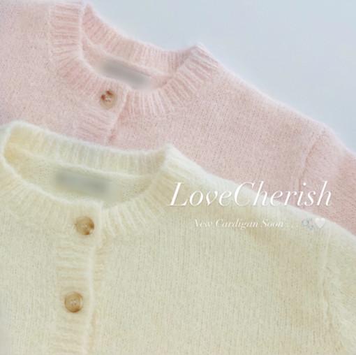 [반응폭주🫧] Blossom cardigan 핑크 레몬 모헤어 가디건