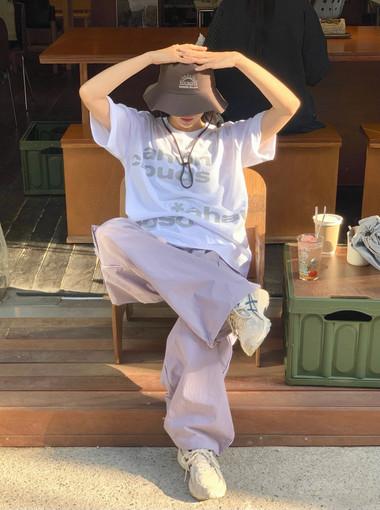 anon 레터링 오버핏 반팔T /3color