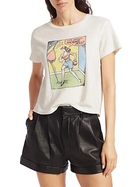 Re/done Classic Comic Graphic T-Shirt on SALE | Saks OFF 5TH