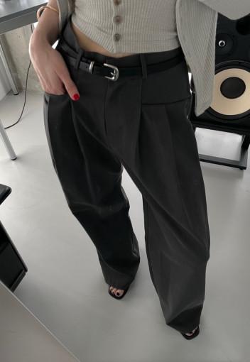 핀턱 밴딩 베이스 팬츠(네이비 당일발송)